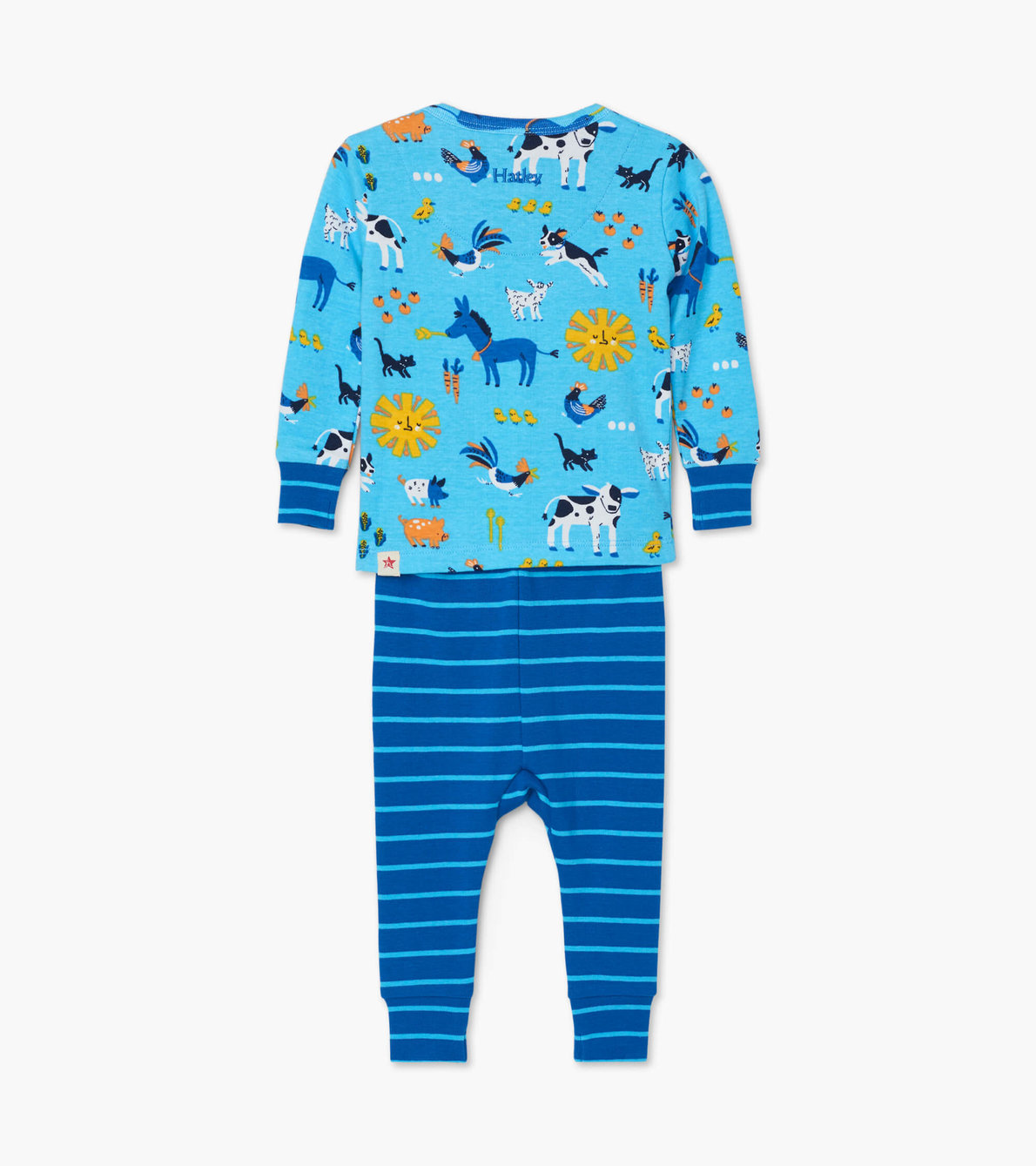 Agrandir l'image de Pyjama en coton biologique pour bébé – Amis de la ferme