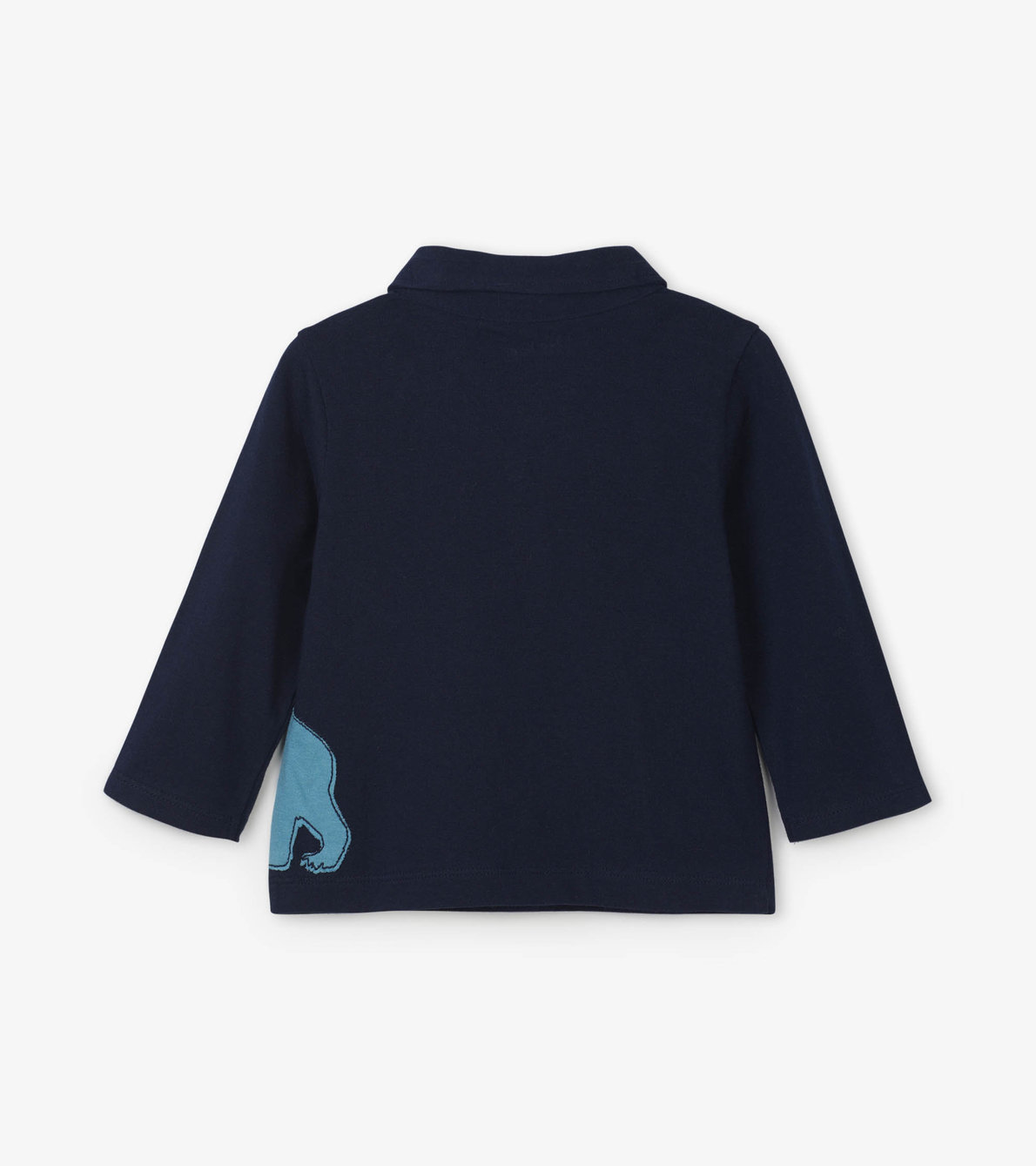 View larger image of Bear Long Sleeve Baby Polo Tee