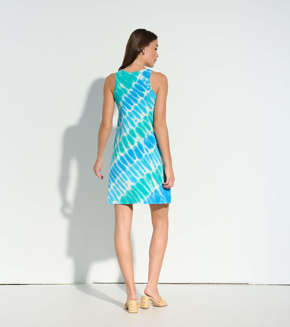 View larger image of Bella Dress - Blue Wave Tie Dye