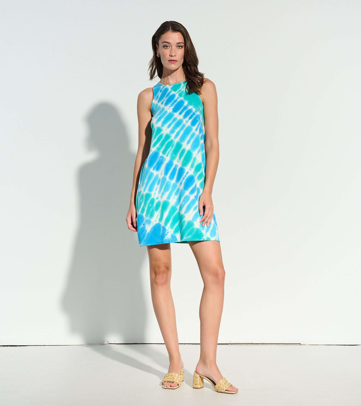 View larger image of Bella Dress - Blue Wave Tie Dye