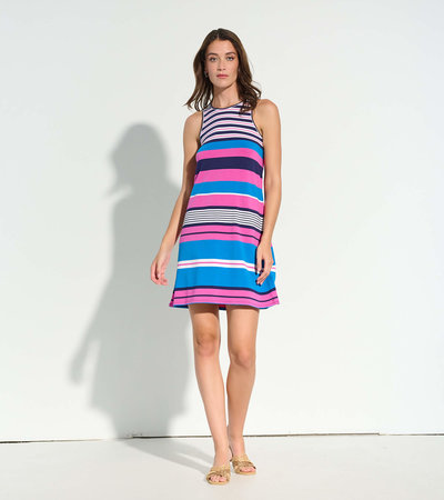 Bella Dress - Ripple Stripes