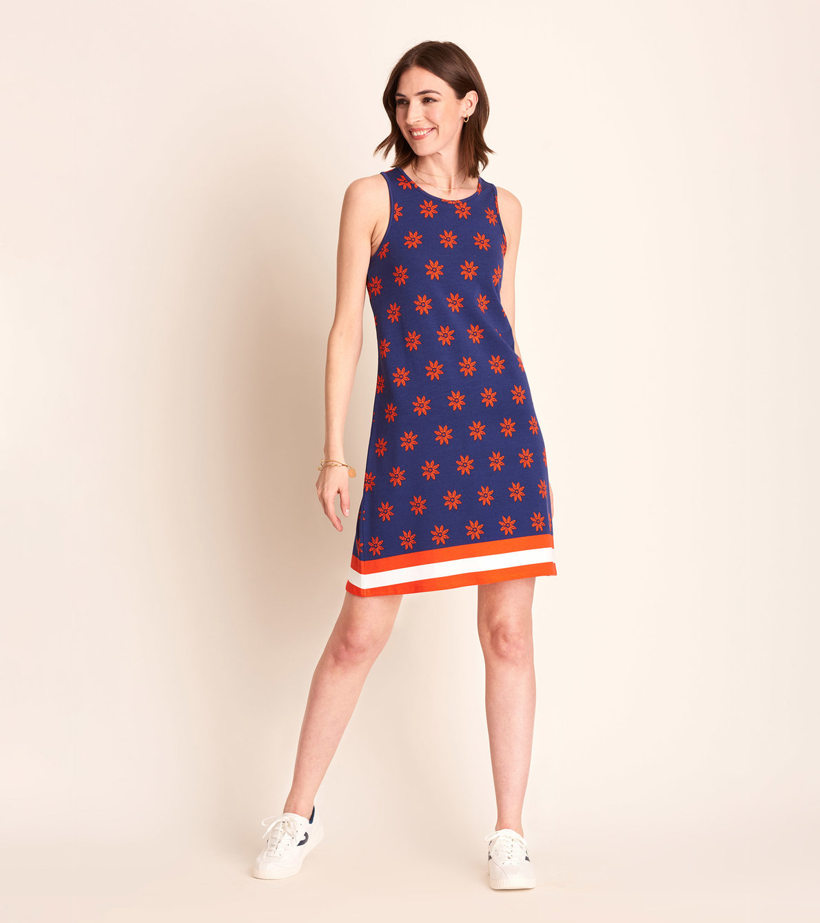 View larger image of Bella Tank Dress - Poppy Dots