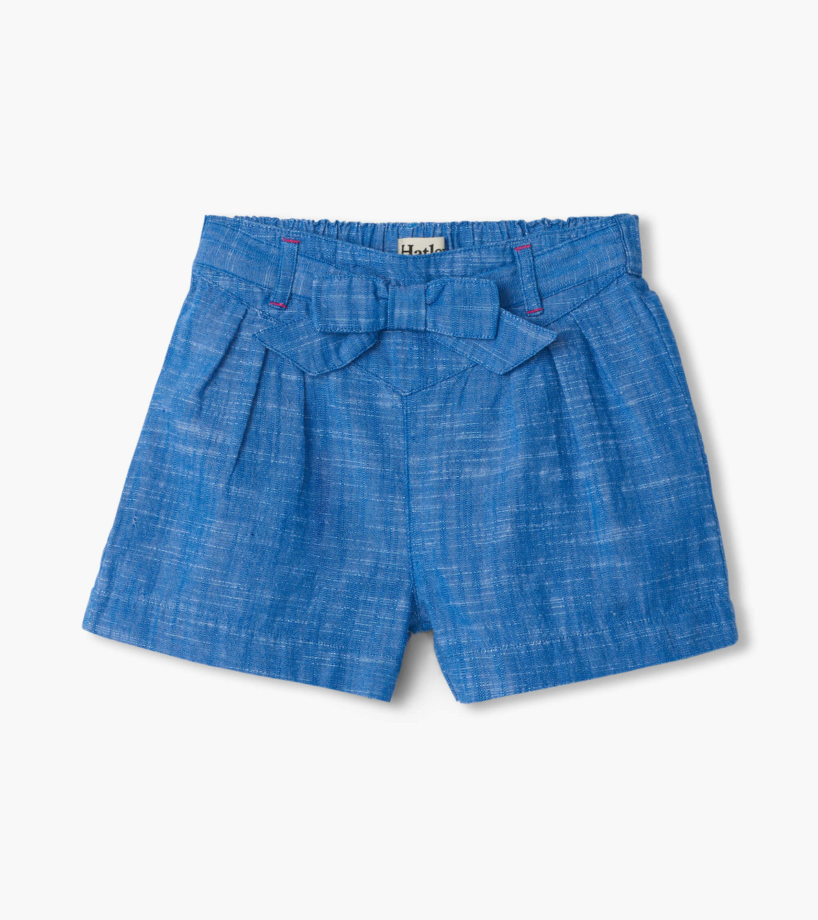 View larger image of Girls Belted Chambray Paper Bag Shorts