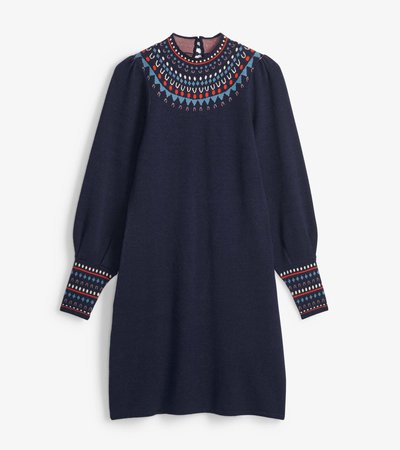 Blair Sweater Dress - Navy