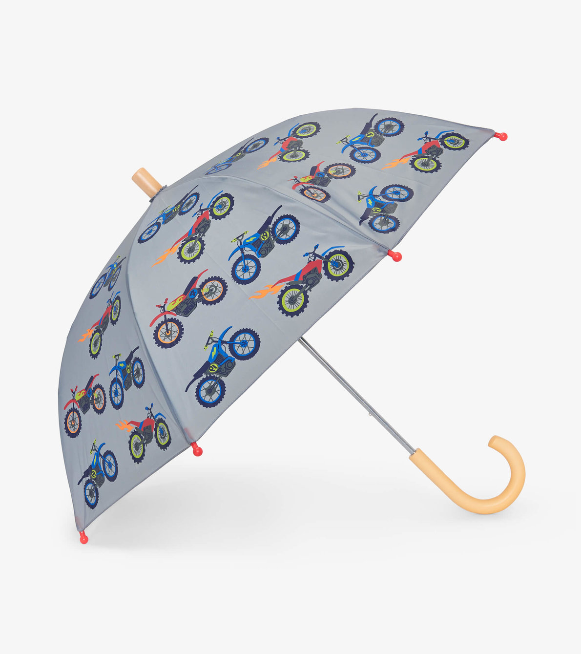 Agrandir l'image de Parapluie – Motos tout-terrain flamboyantes