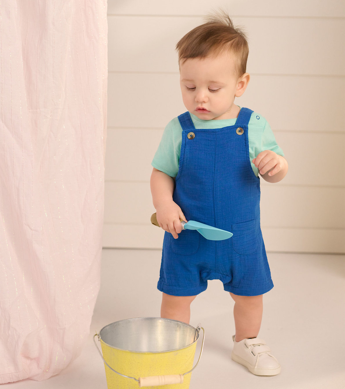 View larger image of Blue Baby Overalls