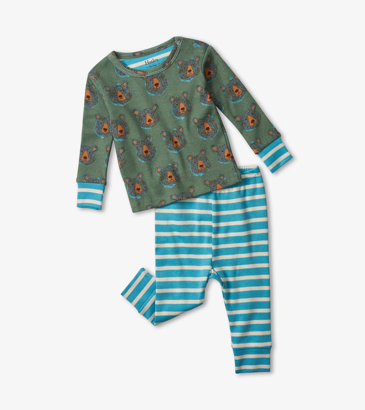 View larger image of Blue Bears Organic Cotton Baby Pajama Set