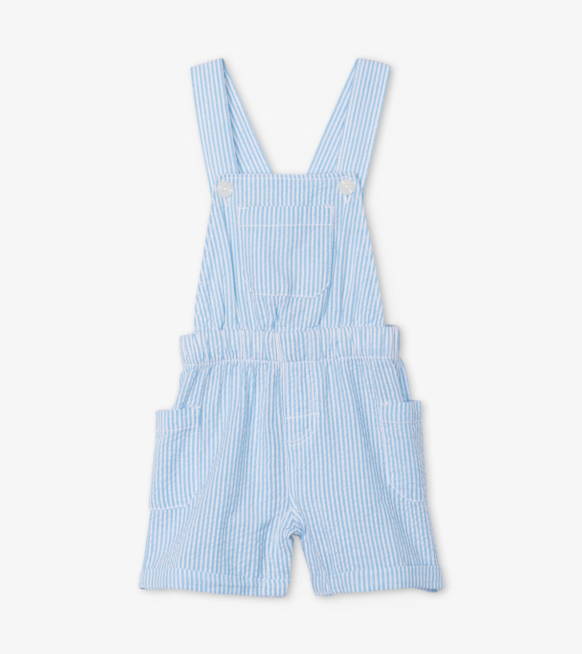 View larger image of Blue Stripe Baby Shortall