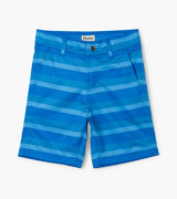 Blue Stripe Quick Dry Shorts