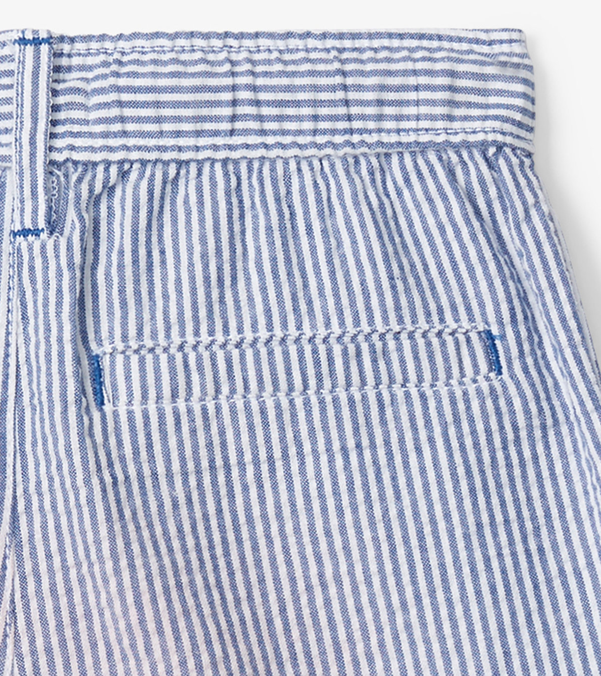 View larger image of Boys Blue Stripes Woven Shorts