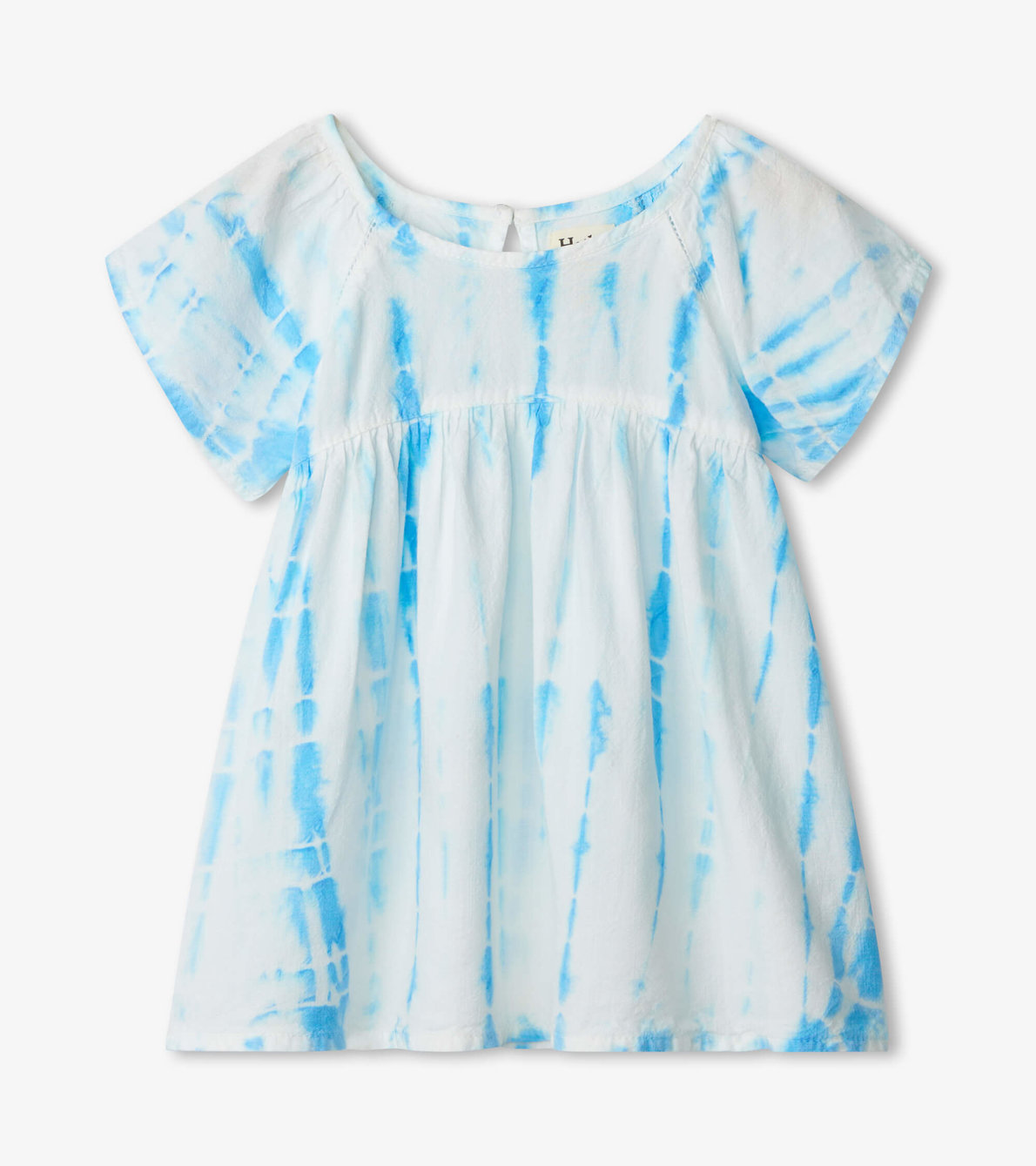 View larger image of Blue Tie Dye Stripes Baby Woven Dress