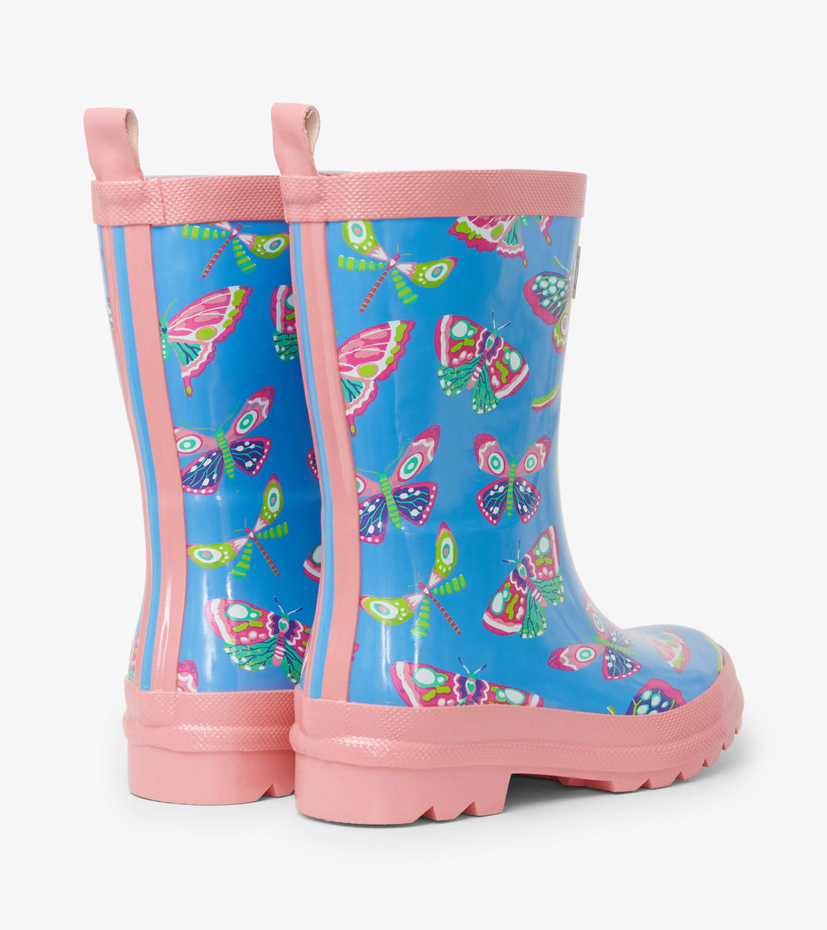 View larger image of Botanical Butterflies Shiny Rain Boots