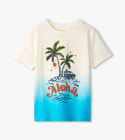 T-shirt à imprimé – Motif hawaïen