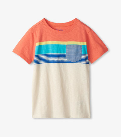 T-shirt avec poche – Garçon de plage
