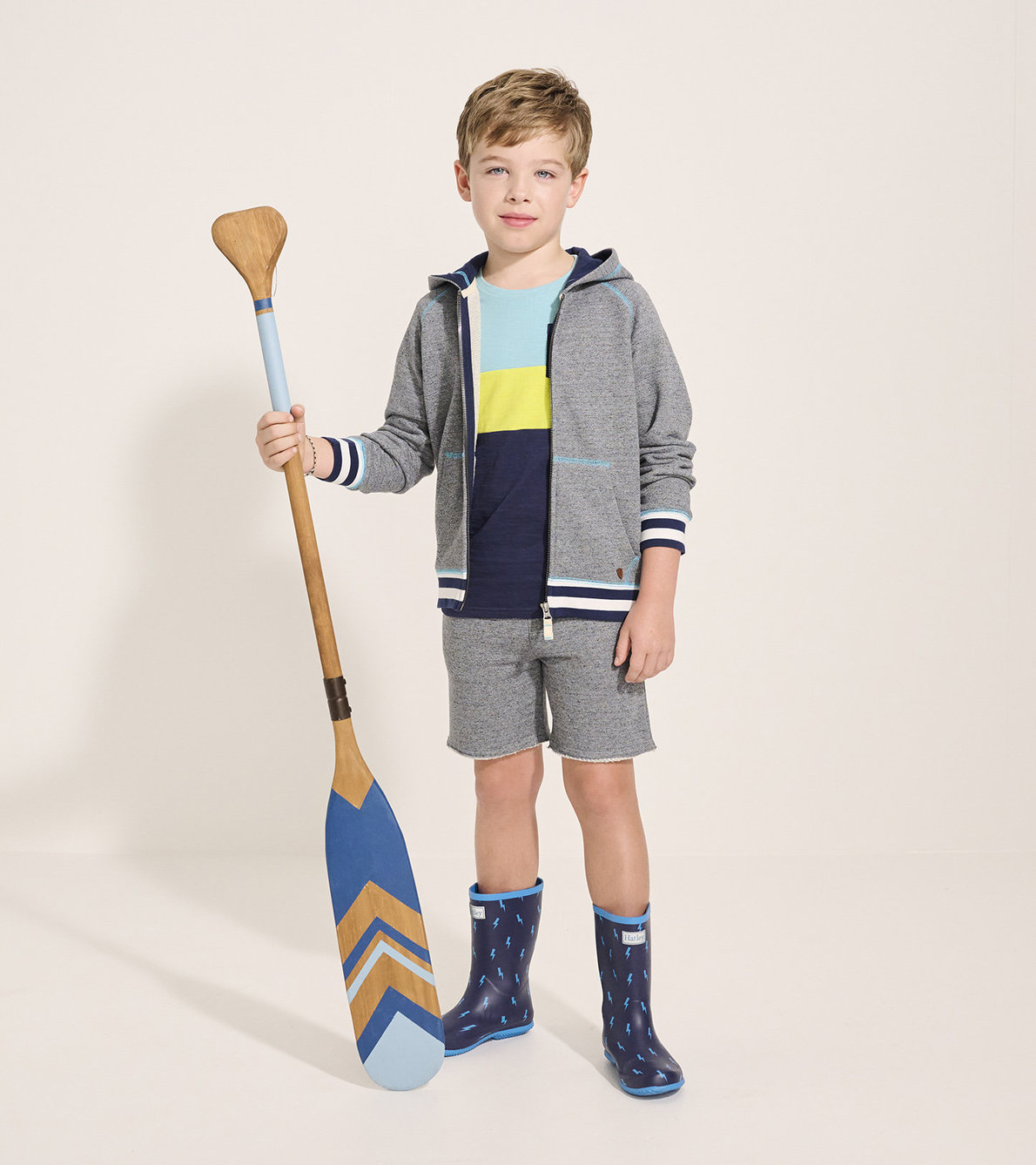 View larger image of Boys Blue Flame Zip-Up Hoodie