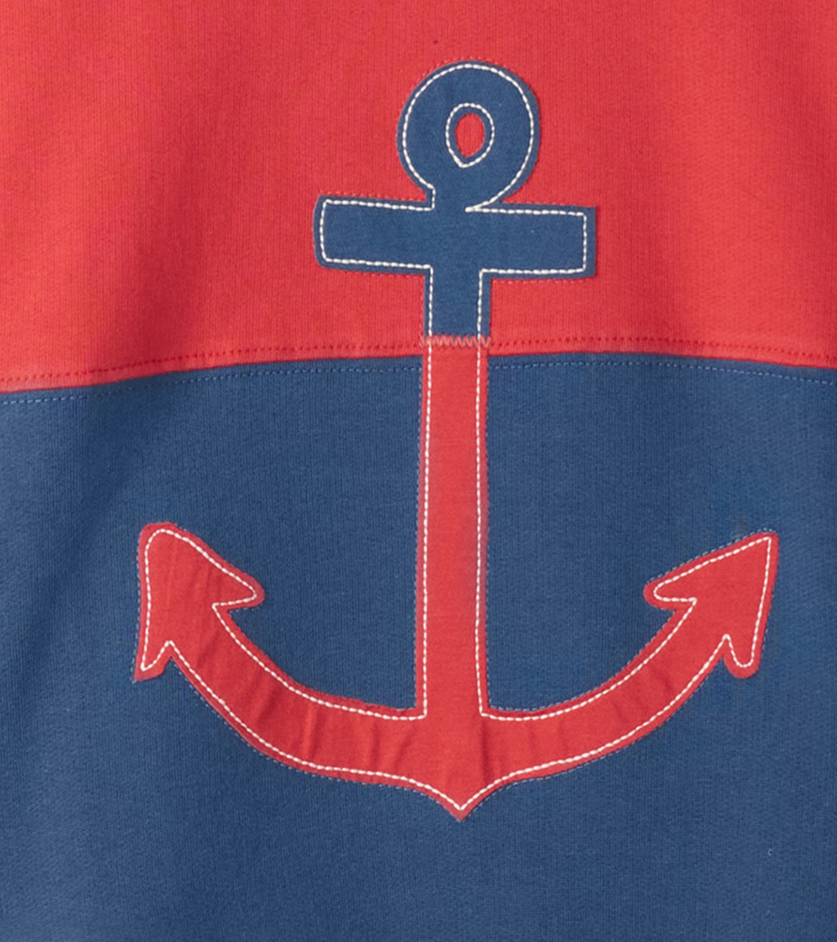 View larger image of Boys Colour Block Anchor Pullover Sweatshirt