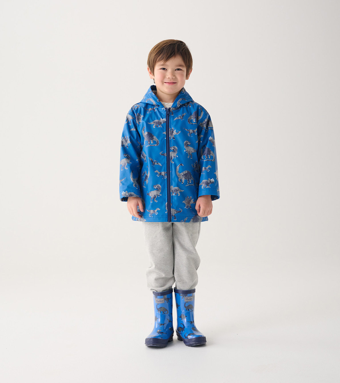View larger image of Boys Dinosaur Zip-Up Raincoat