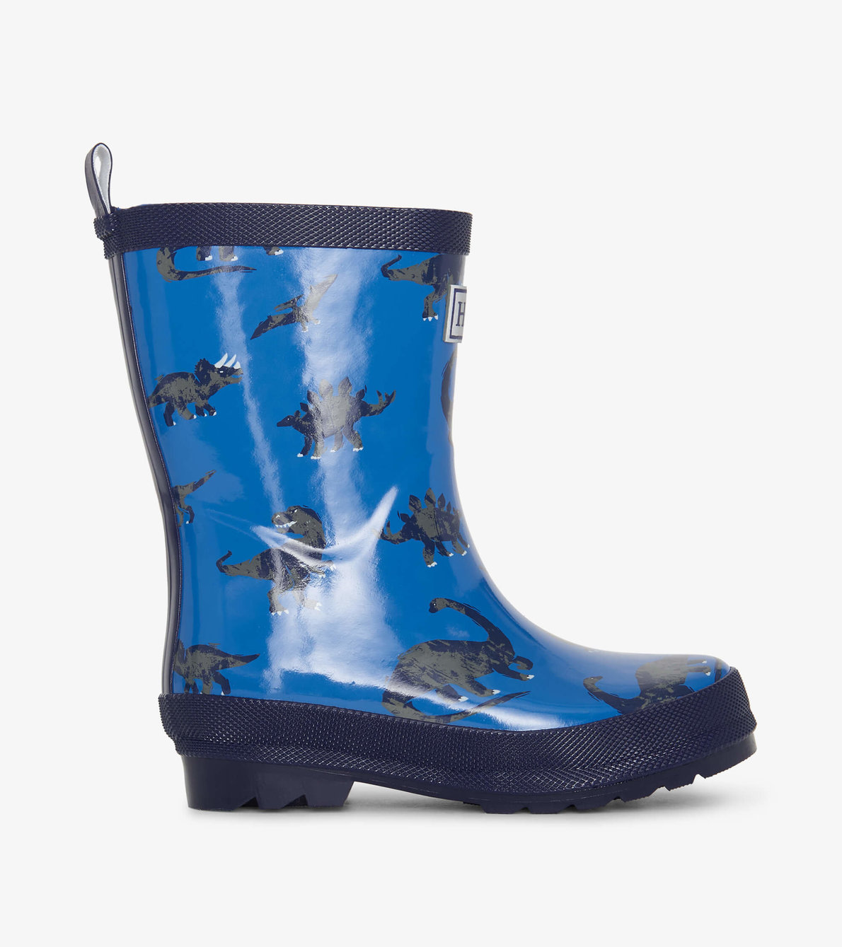 View larger image of Boys Dinosaur Shiny Rain Boots