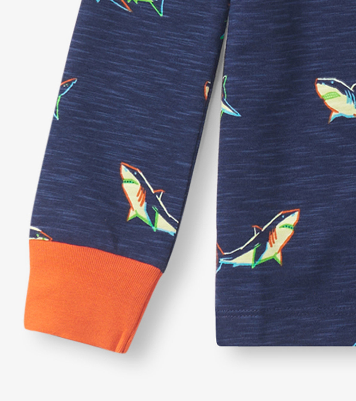View larger image of Boys Glow Sharks Pajama Set