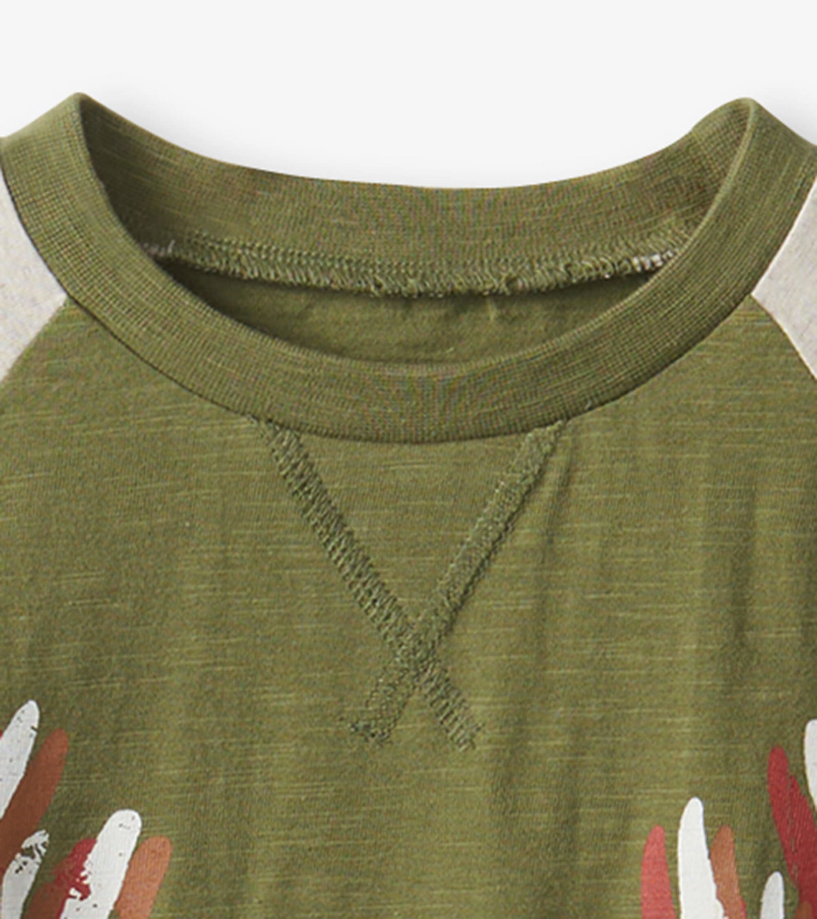 Agrandir l'image de T-shirt à manches longues raglan – Grand wapiti