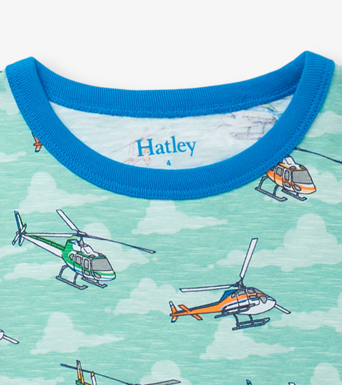 View larger image of Boys Helicopters Short Pajama Set