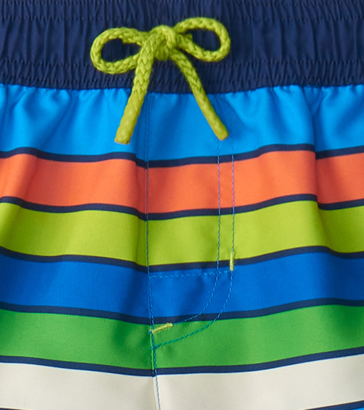 View larger image of Boys Malibu Stripe Swim Trunks