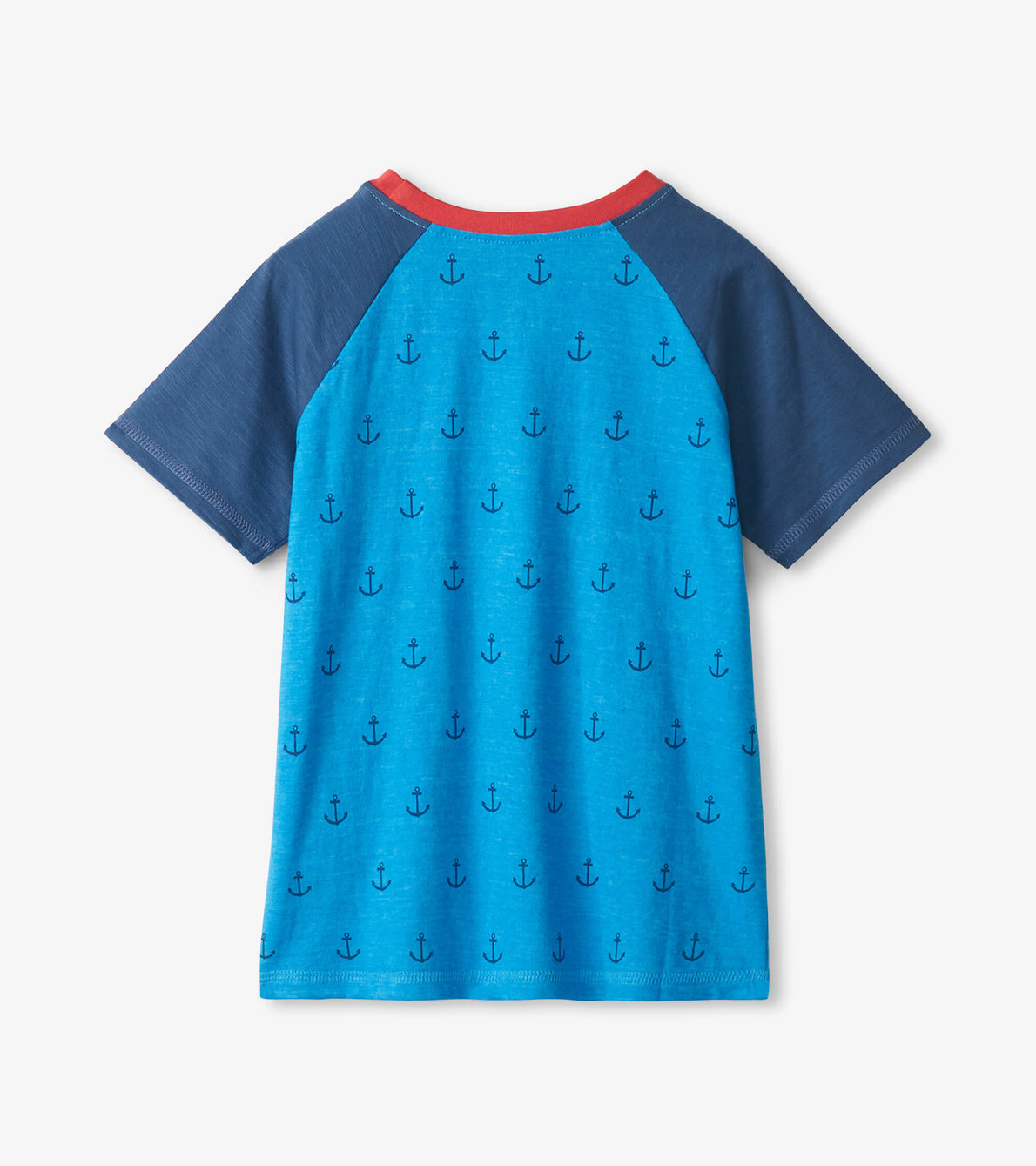 Agrandir l'image de T-shirt à manches raglan – Petites ancres