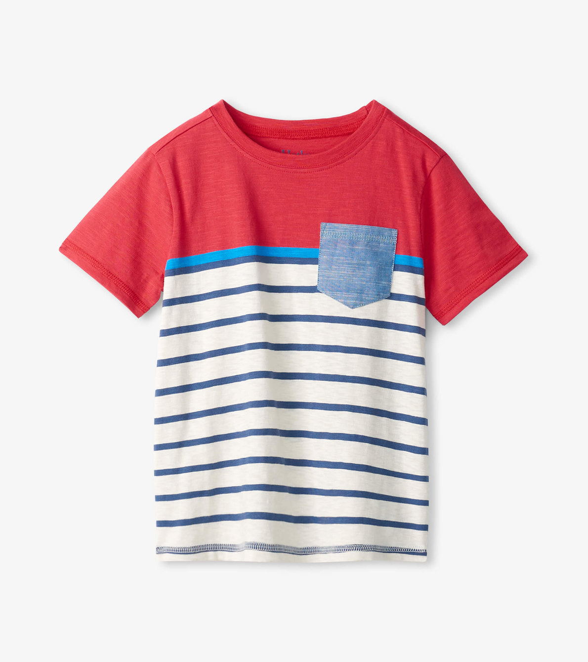 View larger image of Boys Nautical Sea Side Pocket T-Shirt
