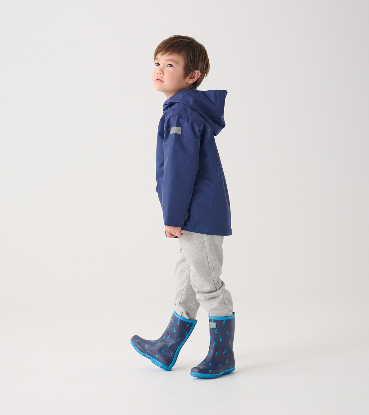View larger image of Kids Navy Zip-Up Lightweight Raincoat