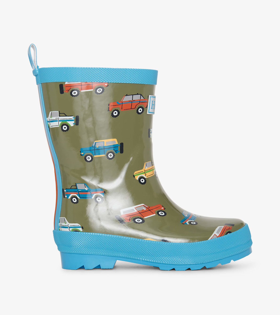 View larger image of Boys Off Roading Shiny Rain Boots