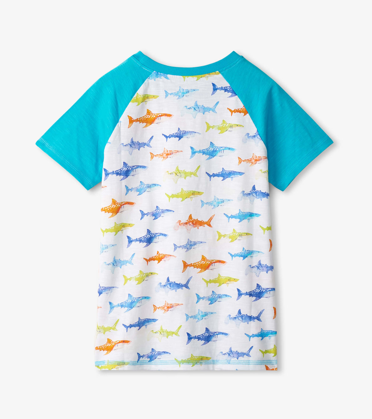 View larger image of Boys Painted Sharks Raglan T-Shirt
