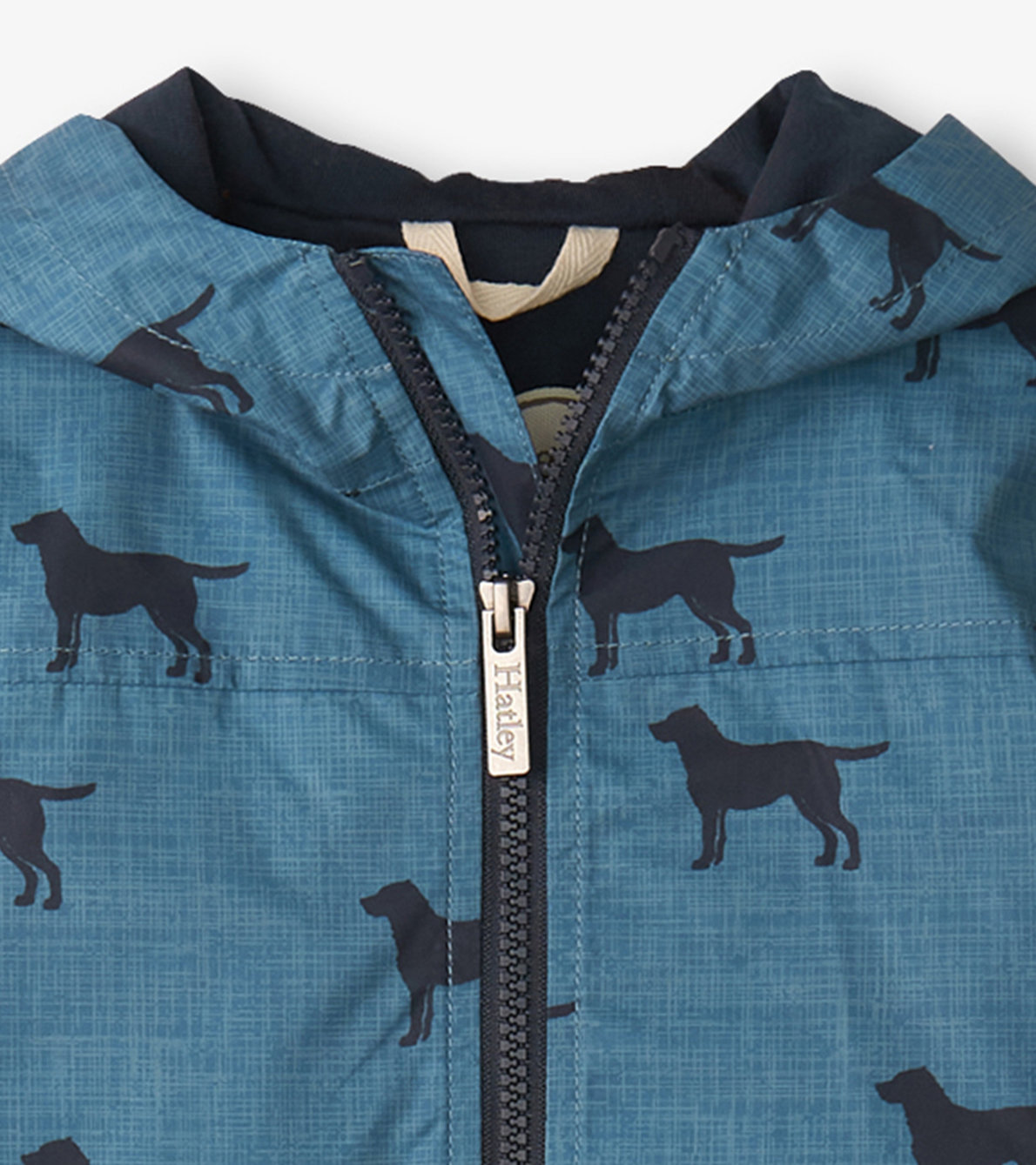 View larger image of Boys Preppy Dogs Zip-Up Lightweight Raincoat
