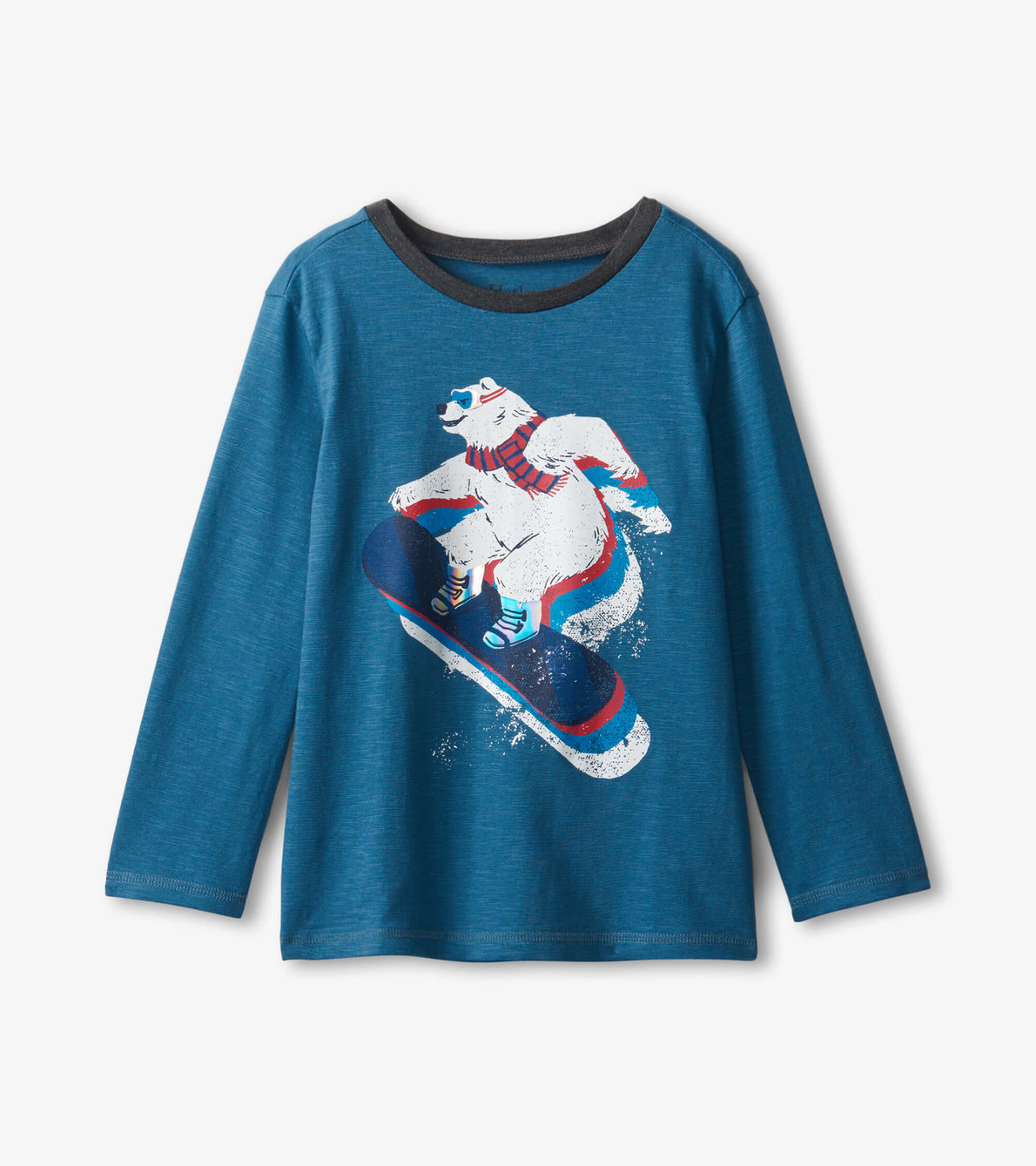 View larger image of Boys Snowboarding Polar Bear Long Sleeve T-Shirt