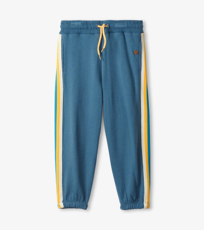 Boys Striped Baggy Track Pants