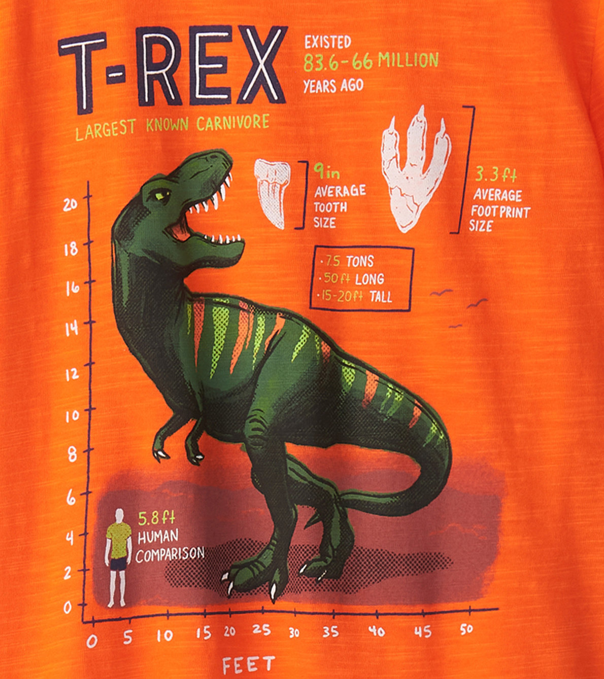View larger image of Boys T-Rex Graphic Tee