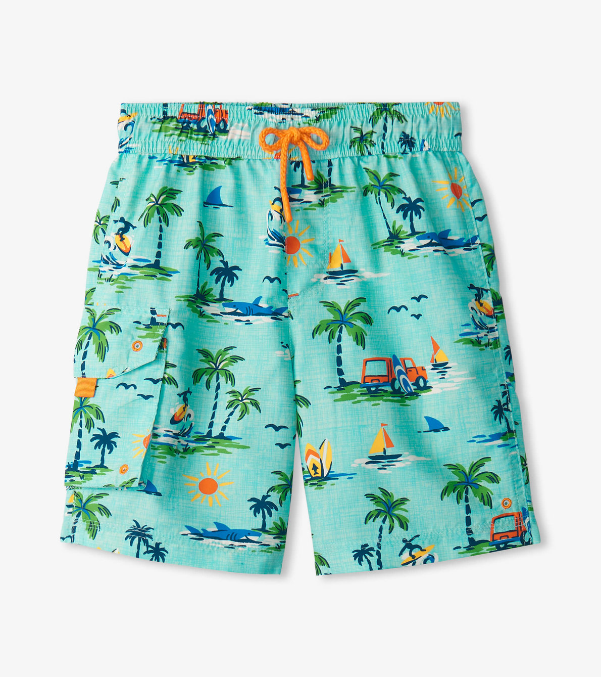 View larger image of Boys Vintage Holiday Board Shorts
