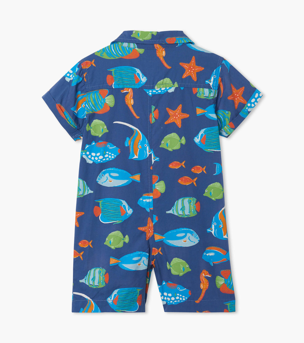 View larger image of Bright Fish Baby Woven Romper