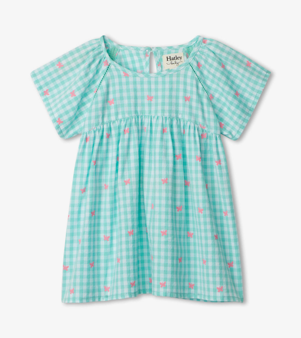 View larger image of Butterfly Gingham Baby Woven Dress