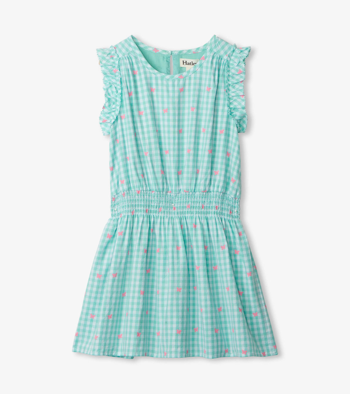 View larger image of Butterfly Gingham Woven Dress