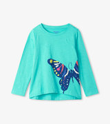 T-shirt à manches longues – Papillons optimistes