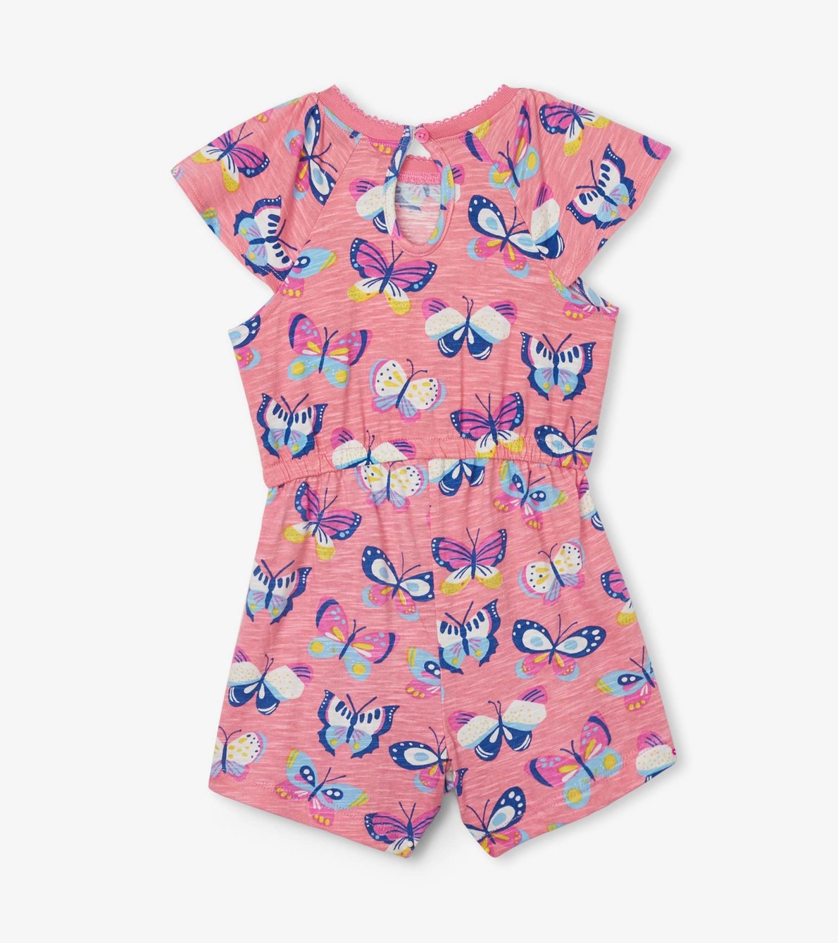 View larger image of Butterfly Party Baby Layered Romper
