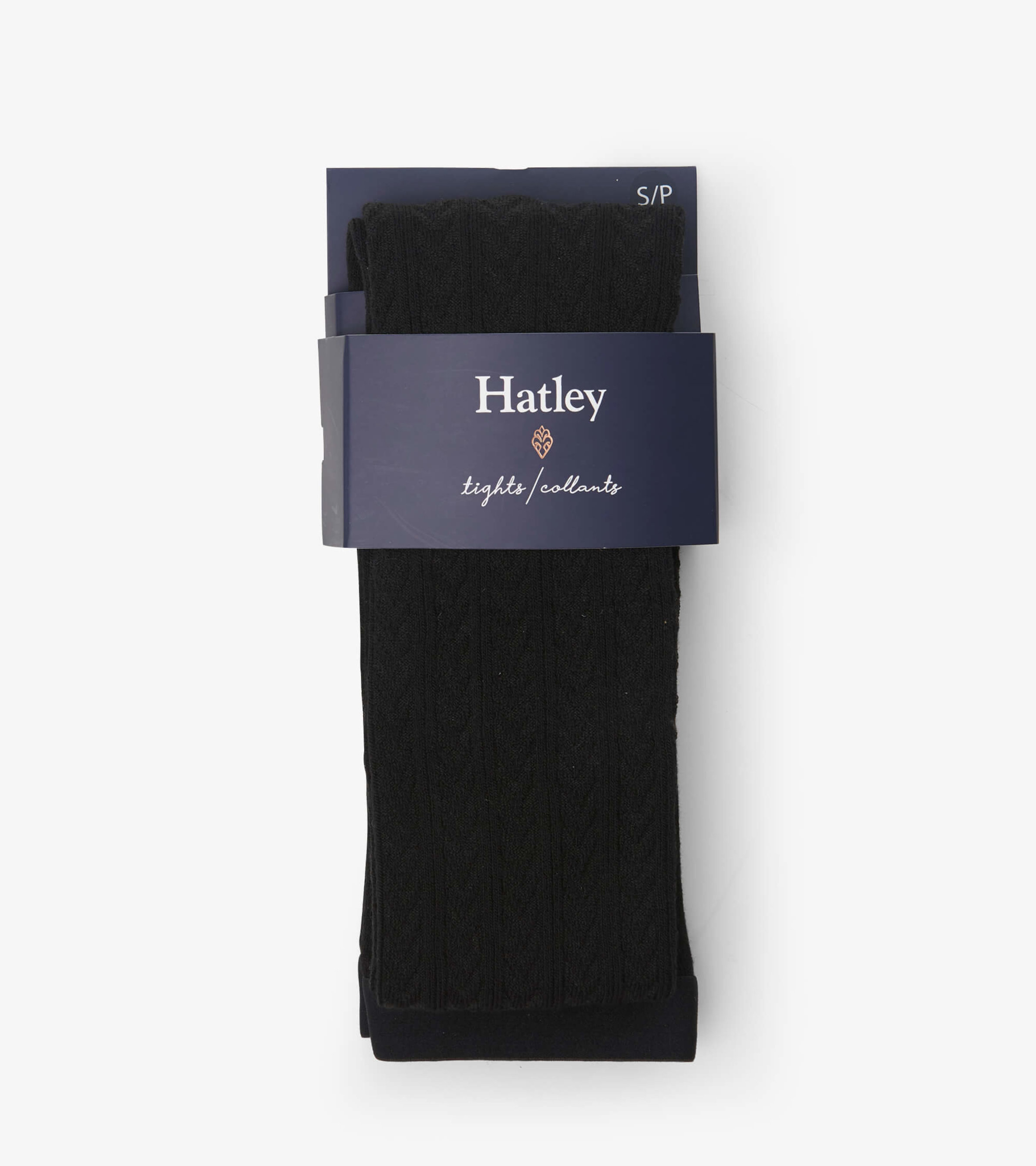 Cable Knit Tights - Black - Hatley CA