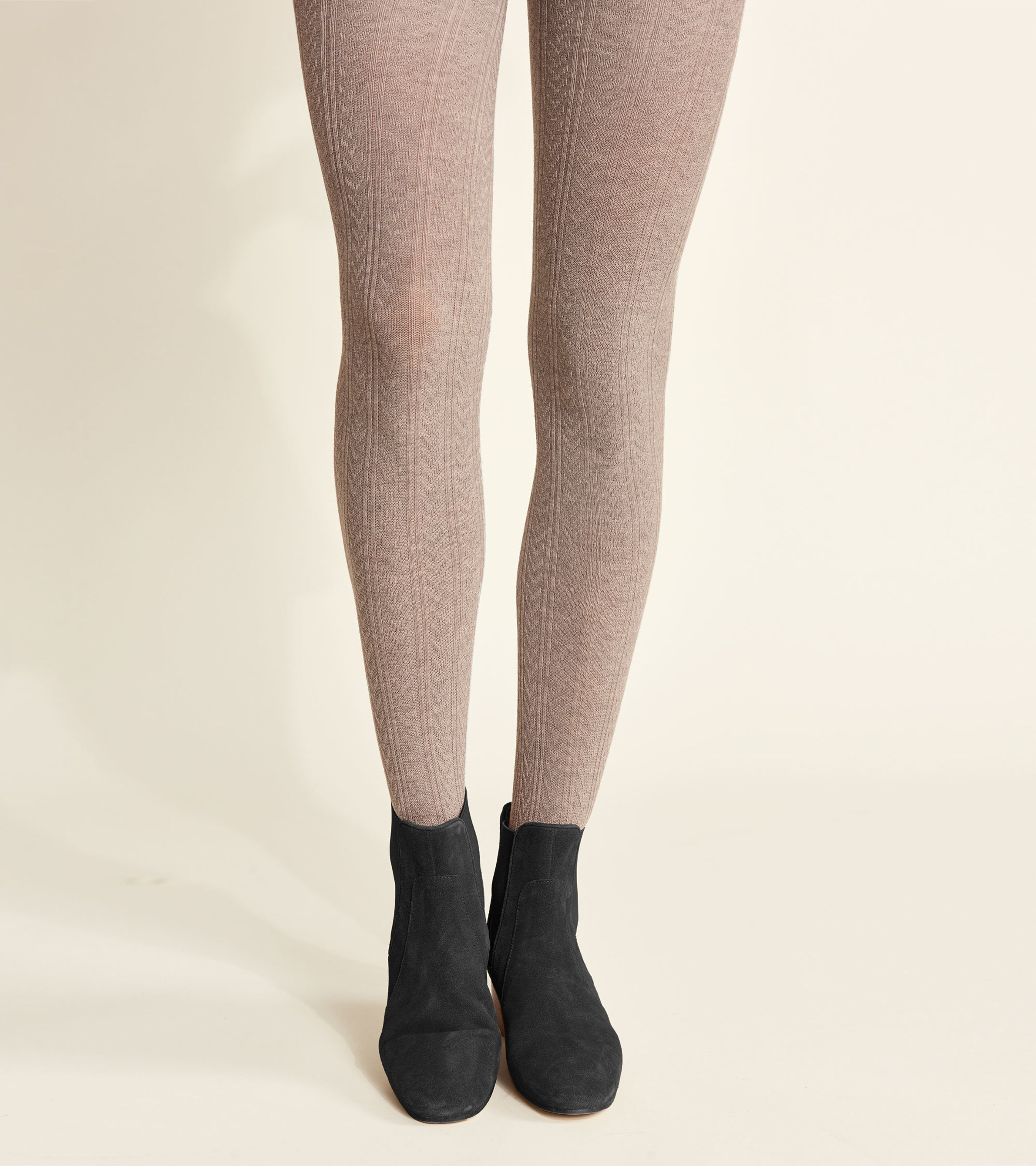 Oatmeal Cable Tights – Edward & Eve