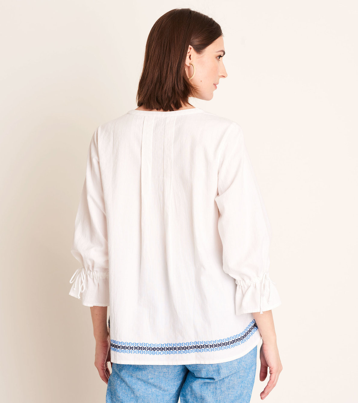 View larger image of Camila Blouse - Pure White