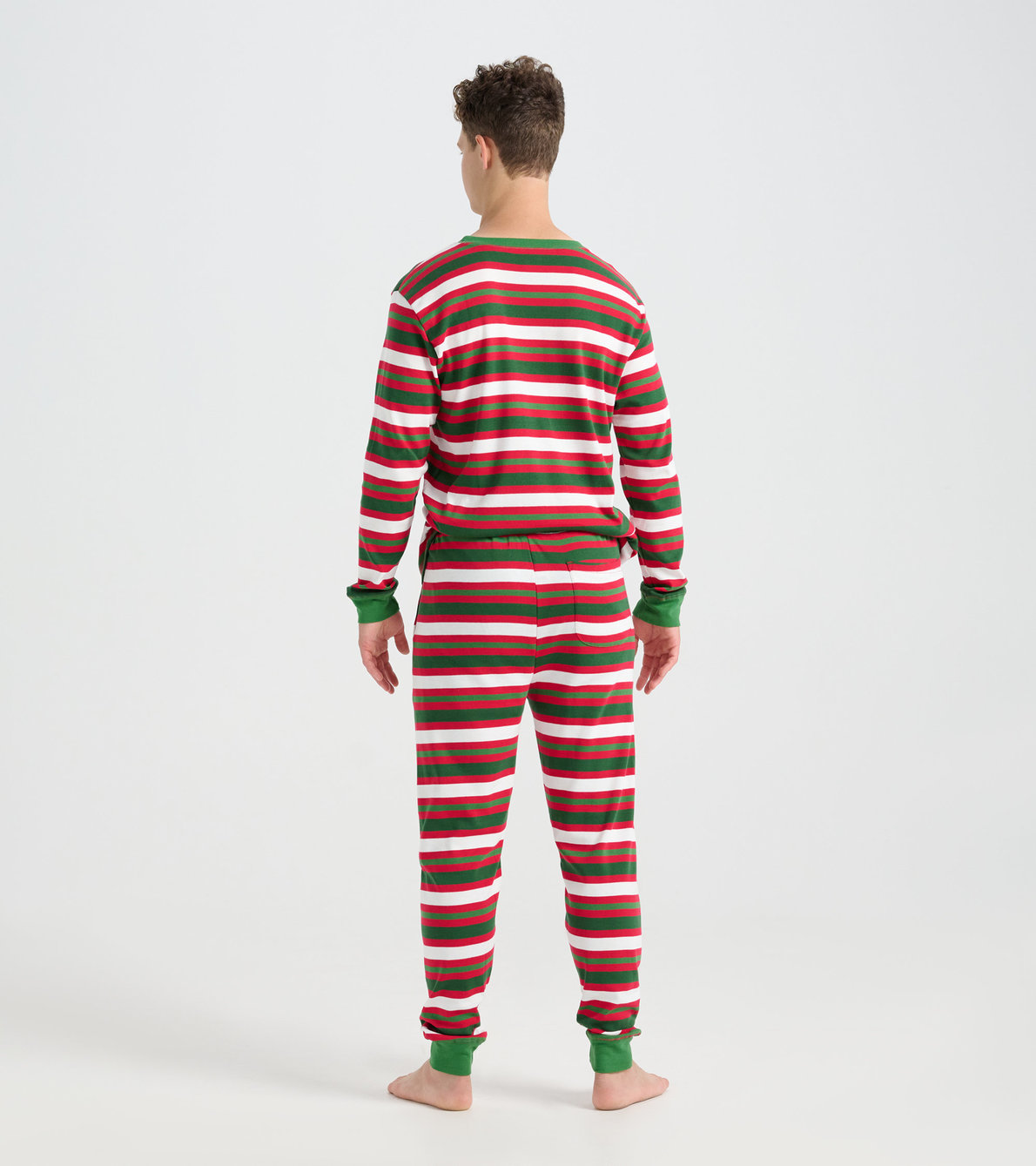 View larger image of Candy Cane Stripe Men's Pajama Set