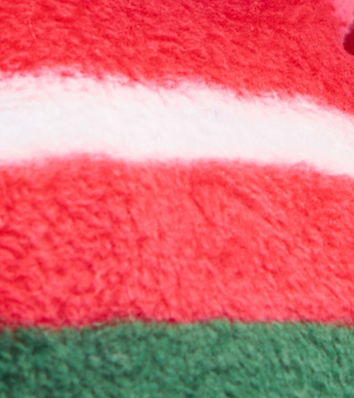 View larger image of Candy Cane Stripes Kids Fleece Slippers