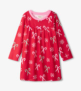 Candy Canes Long Sleeve Nightdress