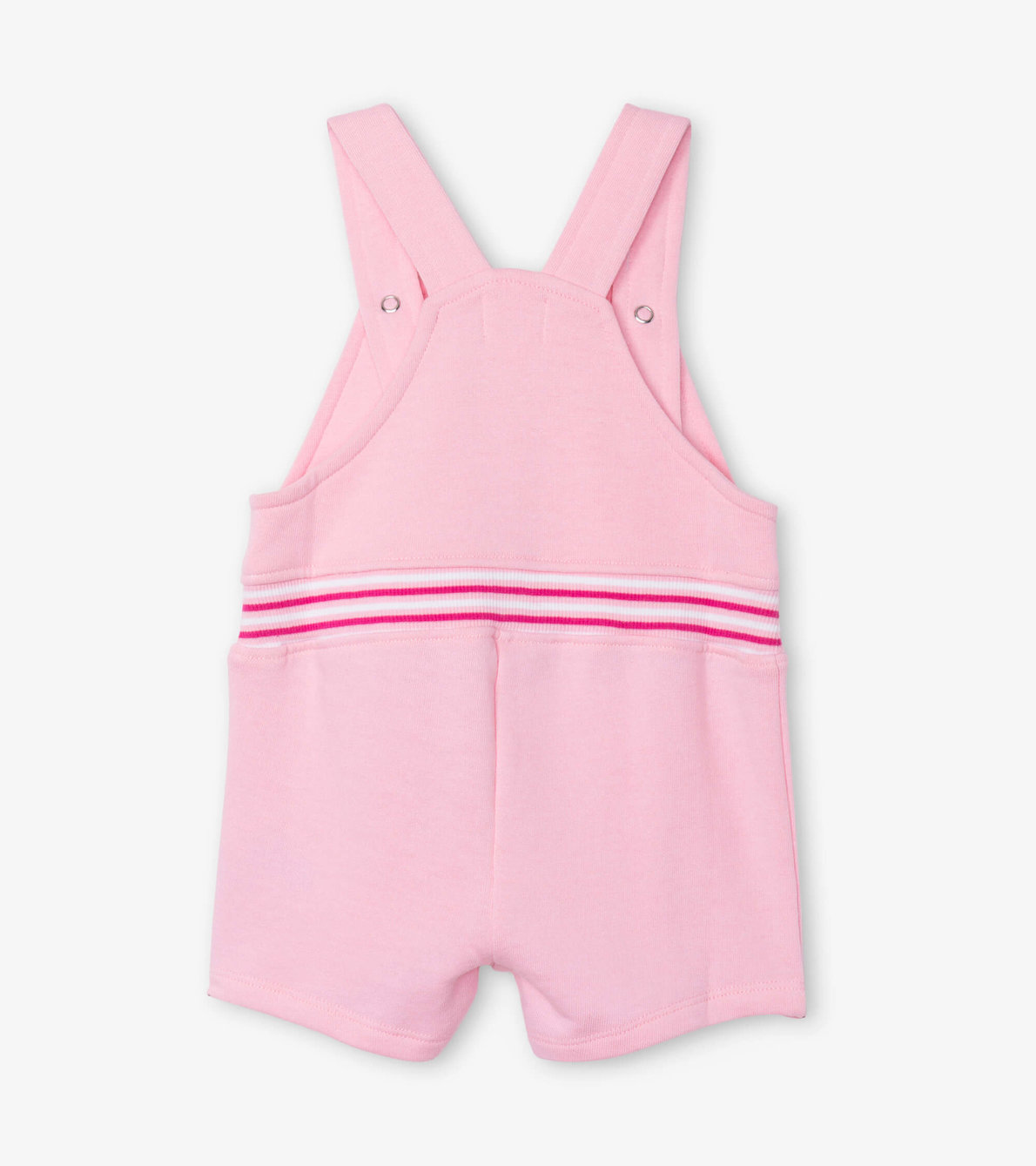 View larger image of Candy Pink Baby Overalls