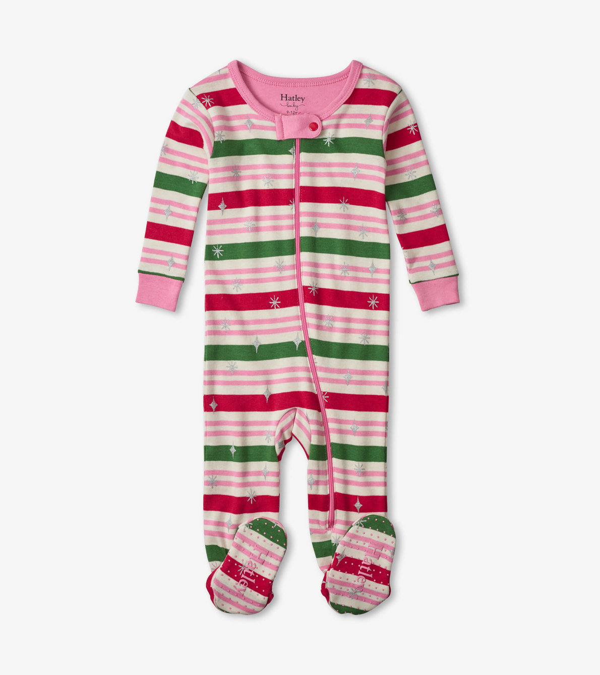 View larger image of Candy Stripes Footed Coverall