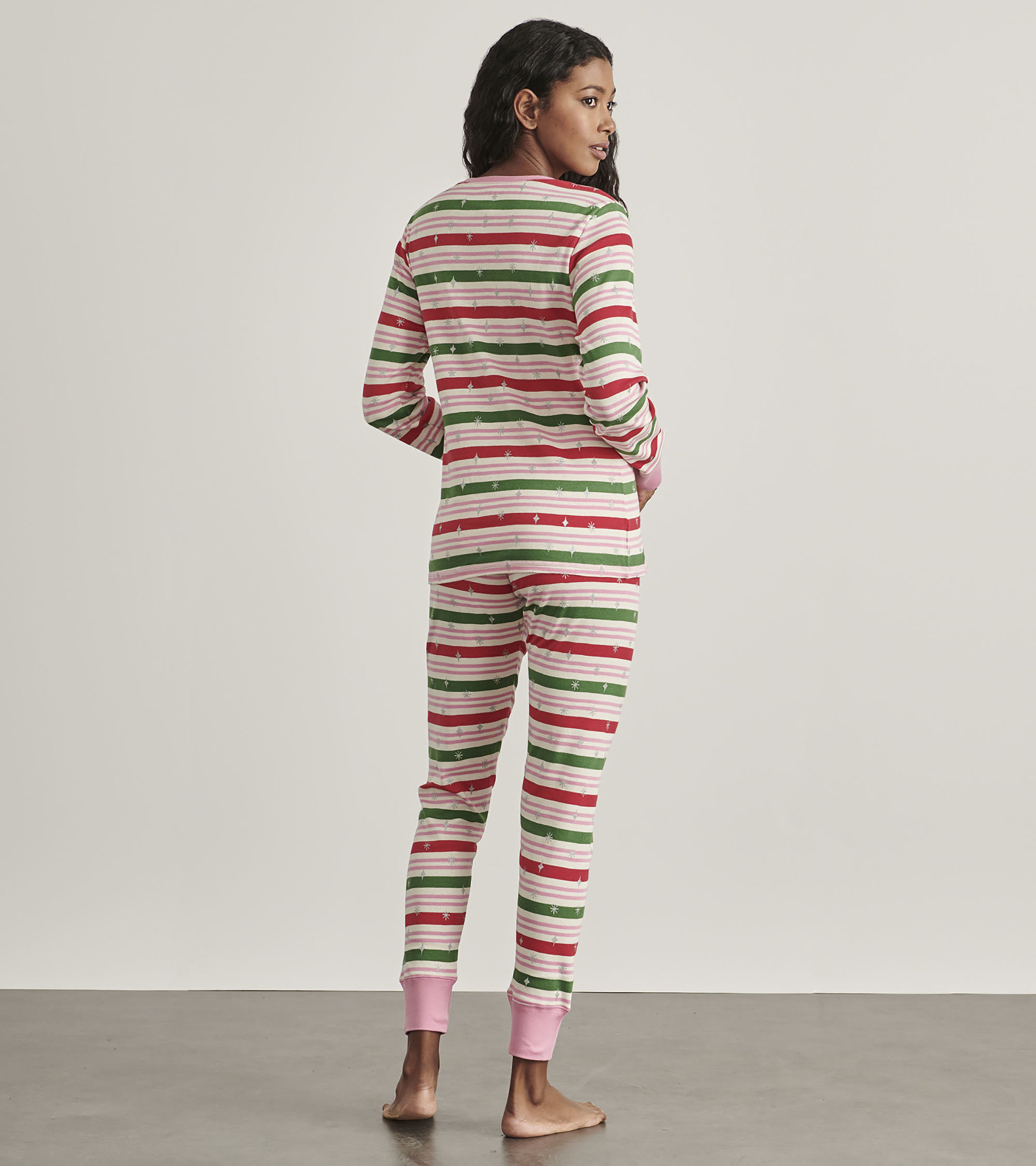 Candy Stripes Women's Pajama Set - Hatley UK